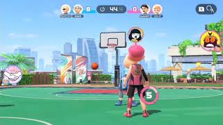 Nintendo Switch Sports バスケSランク相手にラブゲーム [upl. by Heyman]