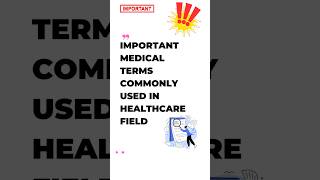 CPC Imp Medical terms commonly used in healthcare field shorts [upl. by Marijn70]