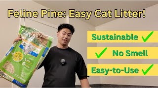 Feline Pine Wood Pellet Cat Litter  Review Why Its So Good and How to Sift It [upl. by Stovall]