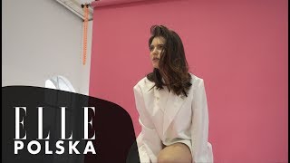 Michalina Olszańska sesja okładkowa dla Elle Polska [upl. by Ynaffet]