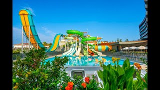 Kirman Calyptus Resort amp Spa Waterpark Aquapark Antalya travel fun vacation waterslide [upl. by Culliton597]