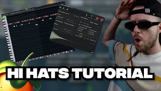 HOW TO MAKE HARD BOUNCY AND SAUCY HI HATS  FL STUDIO TUTORIAL [upl. by Llorre421]