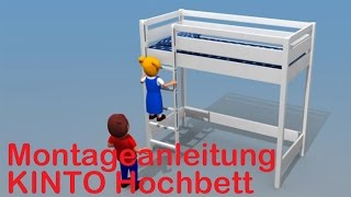 Bauanleitung Kinderbett KINTO Hochbett [upl. by Keelby21]