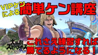 【スマブラSP】”超絶”初心者用ケン使い方講座 1【簡単最強コンボの出し方】 [upl. by Lachlan547]