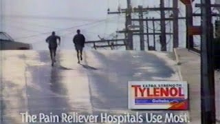 Tylenol Extra Strength Geltabs VHS Commercial from 1996 [upl. by Ylek]