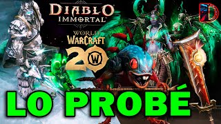 Diablo Inmortal x WOW Adelanto de TODO [upl. by Biddick]