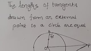 10th class mathstangents and secants to a circle [upl. by Jennette]