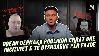 Gazetari Oqean Dermaku publikon emrat dhe incizimet e të dyshuarve për fajde [upl. by Harelda]