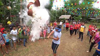 Hampas Palayok traditional Filipino game [upl. by Ahsoem571]