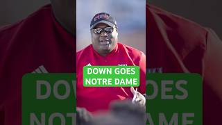 Northern Illinois UPSETS Notre Dame shorts [upl. by Bunch]