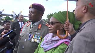 Return of Mortal Remains of Sgt V J Mabena [upl. by Nolyarb145]