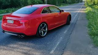 Audi A5 20 TFSI Exhaust sound comparison OEM BNPipes amp Milltek [upl. by Rechaba]