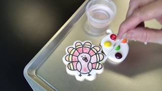 Thanksgiving Paint Your Own PYO Cookie Decorating Kits [upl. by Ezar]