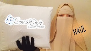 Sunnah Style Haul  First impressions on their flap niqab hooded wrap hijab and plain bisht abaya [upl. by Maribeth]