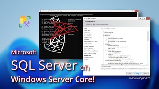 MSSQL Server Installation on Windows Server Core [upl. by Genevieve305]