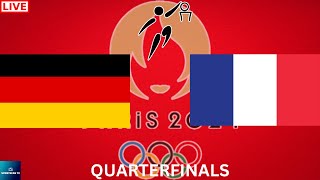 2024 PARIS OLYMPICS GERMANY vs FRANCE WOMENS BASKETBALL QUARTERFINALS LIVE GAME CAST amp CHAT [upl. by Cathe]