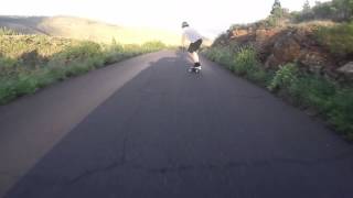 Freeride Longboarding RAW run  the hustle [upl. by Hebrew144]