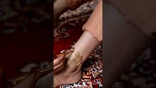 Foot Sticker Mehndi Design❤️🌱 mehndi youtube mehndi stickerart stickers foryou [upl. by Acceber543]