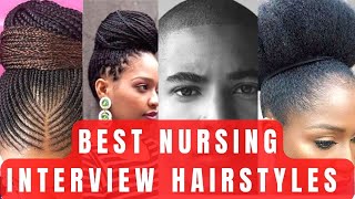 BEST HAIRSTYLES for Nursing Interview [upl. by Veradia]