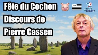 Prise de parole de Pierre Cassen  Fête du cochon du PdF Bretagne 10092023 [upl. by Yulma]