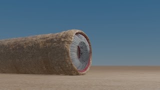 Baby Sandworm from DUNE  CGI Station [upl. by Dolores517]