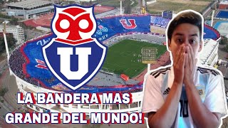 ARGENTINO REACCIONA A LA TREMENDA BANDERA DE UNIVERSIDAD DE CHILE VS COLO COLO [upl. by Kelsey100]