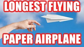 How to Make the BEST FLYING Paper Airplane That Goes Really FAR – EASY TUTORIAL [upl. by Tybie340]