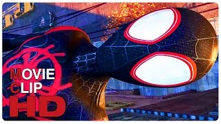 Miles Morales discovers his powers  SpiderMan Into the SpiderVerse [upl. by Newel]