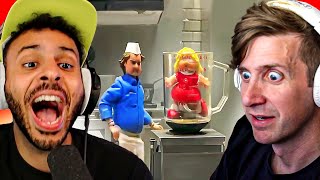 Reacting to WILD Robot Chicken moments [upl. by Martel]