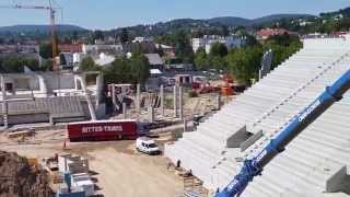 Allianz Stadion Rundblick von der Osttribüne August 2015 [upl. by Naziaf]