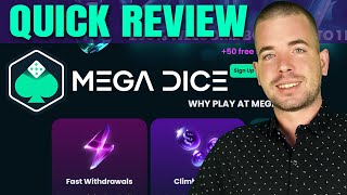 Mega Dice  The Best New Crypto Casino [upl. by Prissy680]