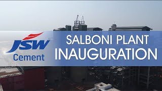 JSW Cement Salboni Plant Inauguration West Bengal [upl. by Bidle]