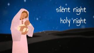 Silent Night  Kids Version w Lyrics [upl. by Kalagher488]