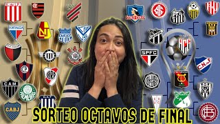 SORTEO COPA LIBERTADORES Y SUDAMERICANA  REACCIÓN DE COLOMBIANA  OCTAVOS DE FINAL [upl. by Notgnilliw]