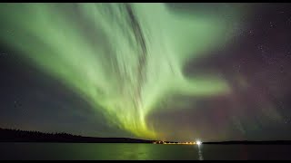 Aurore boreali timelapse Lapponia Finlandia Aurora Polare Rovaniemi amp Muonio Turismo Santa Claus [upl. by Pesek794]