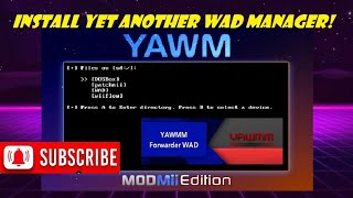 How to Install YAWM Wad Manager  Channel on the Nintendo Wii [upl. by Selima]