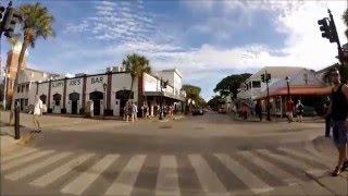 Key West  Bike Ride of Duval St  Gulf Side to Atlantic Side [upl. by Harl]