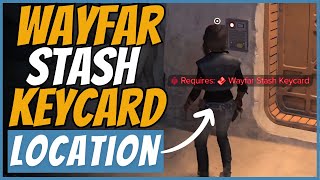 Wayfar Stash Keycard Location in Star Wars Outlaws [upl. by Sirtimed]