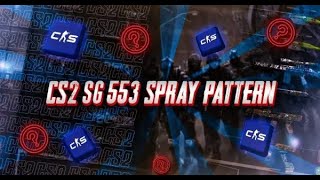 CS2 SG 553 Spray Pattern  Learn How To Control SG 553 Recoil [upl. by Suter]