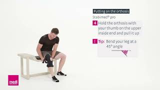 stabimed® pro knee orthosis – instructions for patients 720p [upl. by Arriat]