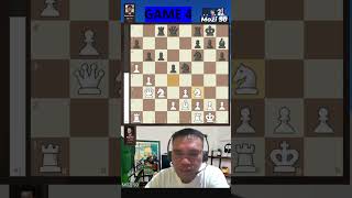 Ding vs Gukesh Game 4 chess chessgrandmaster chessgame chessmaster chesscom chessplayer [upl. by Elsy]