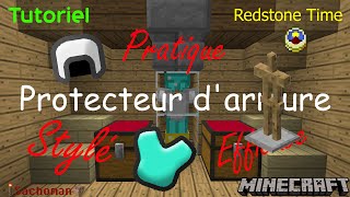 Protecteur darmure Tuto redstone minecraft [upl. by Enrico]