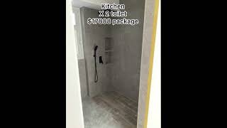 HDB flat renovation for 2 toilets amp 1 kitchen package deal Hurry up Whatsapp to 92746281 [upl. by Kylie]