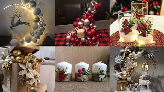 Best 50 Charismas Centerpieces decoration ideas  Christmas Decoration ideas 2024 2025 [upl. by Anevad]