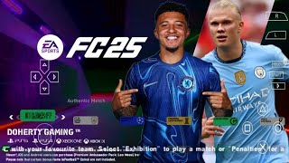 EA SPORTS FC 25 PPSSPP MOD ENGLISH VERSION LATEST UPDATE PES 2025 PSP CAMERA PS5 [upl. by Rahs]