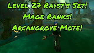 AQ3D Level 27 Magus Armor Raysts Set Best Ways to Get Arcangrove Mote Arcangrove Mage Ranks [upl. by Bosch942]