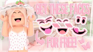 How to GET ALL ROBLOX FACES FOR FREE Tutorial [upl. by Essirahc368]