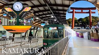 KAMAKURA Walking Tour  Japan’s Popular Train [upl. by Efi]