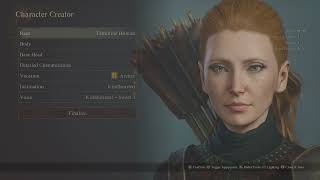 Dragons Dogma 2 🧡 Gorgeous Redhead 🧡 Female Human  Character Creator [upl. by Nova]