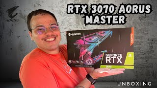 RTX 3070 AORUS MASTER  UNBOXING 📦 [upl. by Tnert]